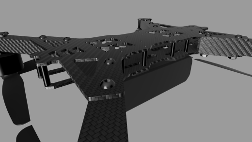 四轴飞行器3D图纸 STEP格式缩略图
